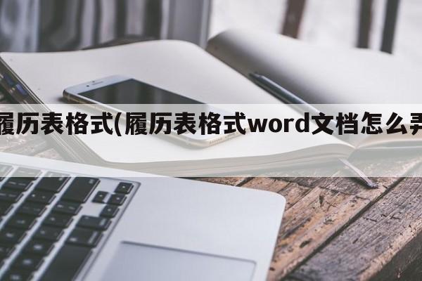 履历表格式(履历表格式word文档怎么弄)